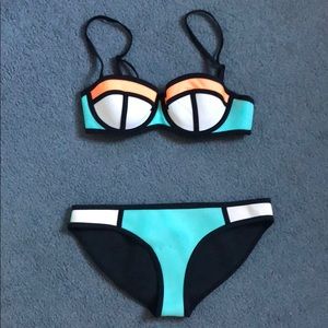Triangl neoprene bikini set